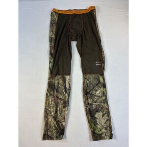 Field & Stream Mens NoScent C3 SmartWick Camo‎ Base Layer Leggings Brown LG
